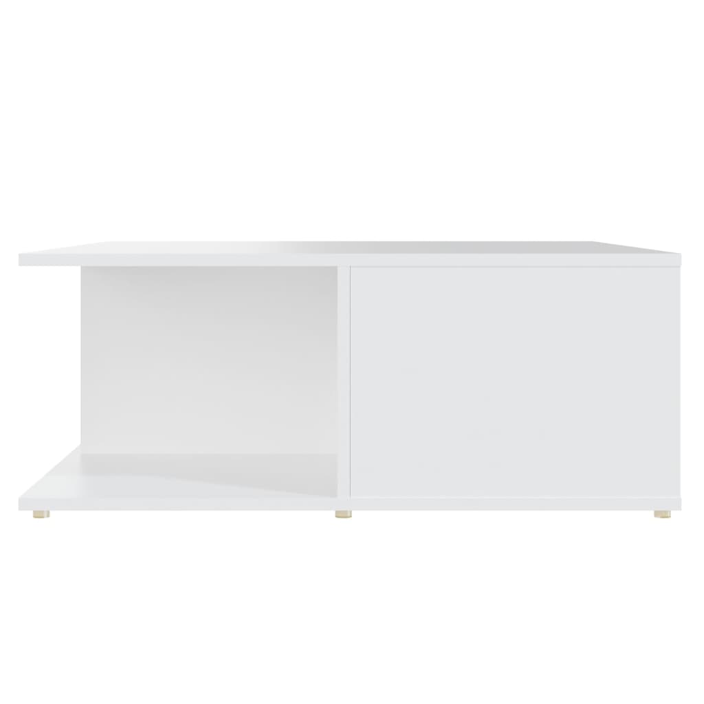 Salontafel 80x80x31 cm bewerkt hout wit is nu te koop bij PeponiXL, paradijselijk wonen!