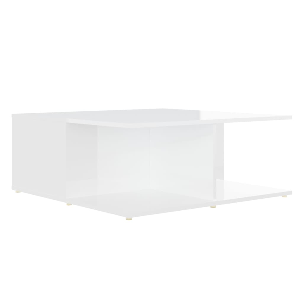 Salontafel 80x80x31 cm bewerkt hout wit is nu te koop bij PeponiXL, paradijselijk wonen!