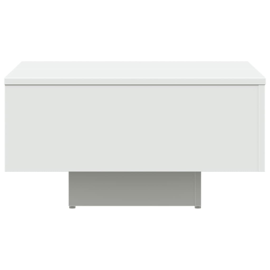 Salontafel 60x60x31,5 cm bewerkt hout wit is nu te koop bij PeponiXL, paradijselijk wonen!