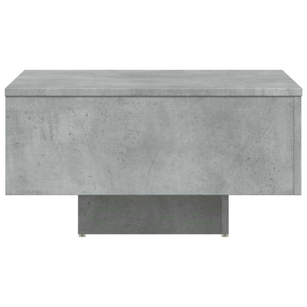 Salontafel 60x60x31,5 cm bewerkt hout betongrijs is nu te koop bij PeponiXL, paradijselijk wonen!