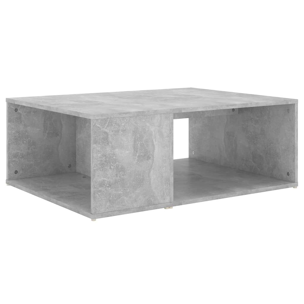 Salontafel 90x67x33 cm bewerkt hout betongrijs is nu te koop bij PeponiXL, paradijselijk wonen!