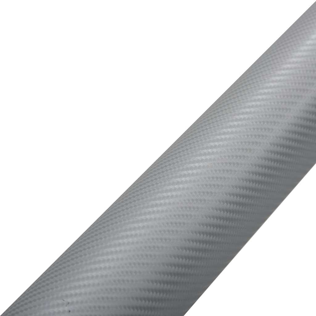 2 st Autofolie 4D 100x150 cm + 50x150 cm zilverkleurig is nu te koop bij PeponiXL, paradijselijk wonen!