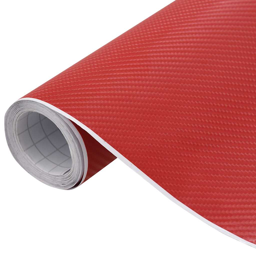 2 st Autofolie 4D 100x150 cm + 50x150 cm rood is nu te koop bij PeponiXL, paradijselijk wonen!