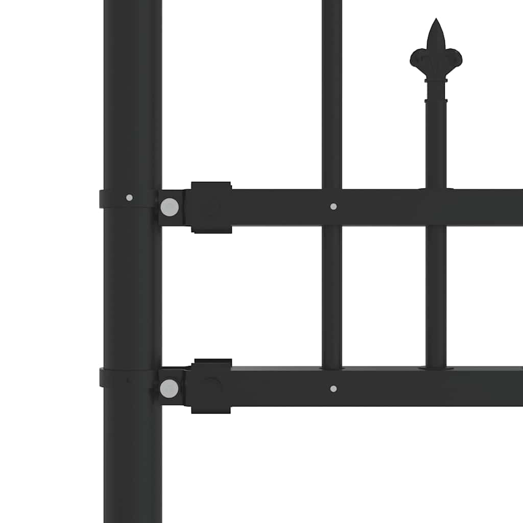 Tuinhek KAMPEN met speerpunt zwart 240x175cm staal is nu te koop bij PeponiXL, paradijselijk wonen!