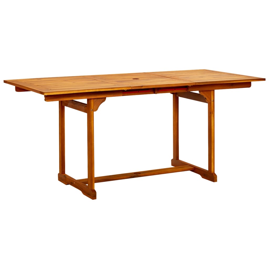7-delige Tuinset massief acaciahout 120-170 cm is nu te koop bij PeponiXL, paradijselijk wonen!