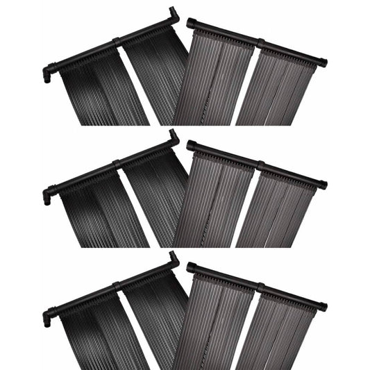 Solarverwarmingspanelen voor zwembad 6 st 80x620 cm is nu te koop bij PeponiXL, paradijselijk wonen!