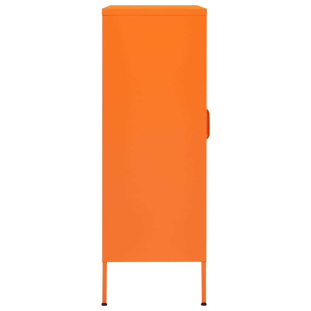 Opbergkast 80x35x101,5 cm staal oranje is nu te koop bij PeponiXL, paradijselijk wonen!