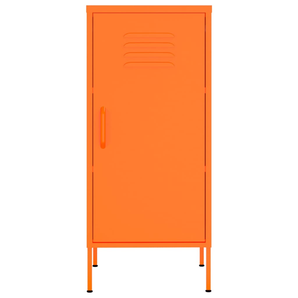 Opbergkast 42,5x35x101,5 cm staal oranje is nu te koop bij PeponiXL, paradijselijk wonen!