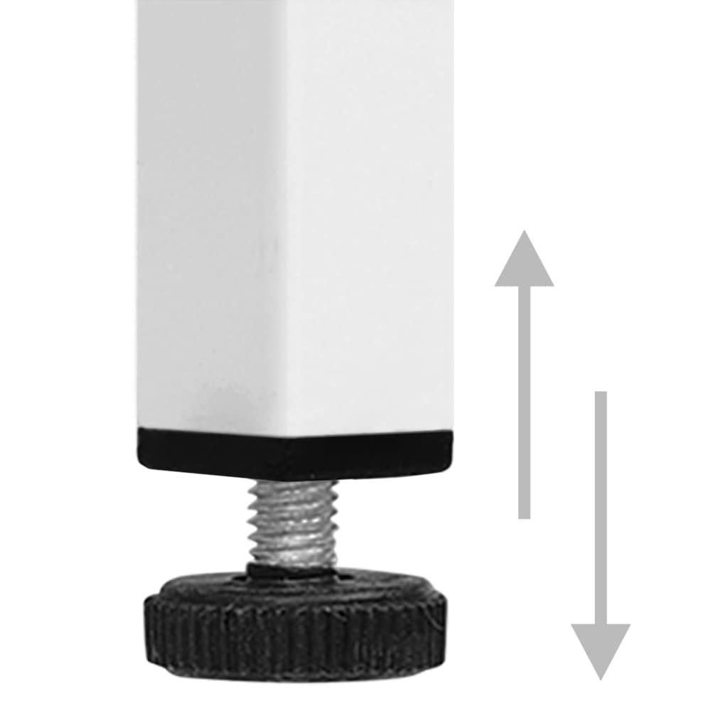 Nachtkastje 35x35x51 cm staal wit is nu te koop bij PeponiXL, paradijselijk wonen!