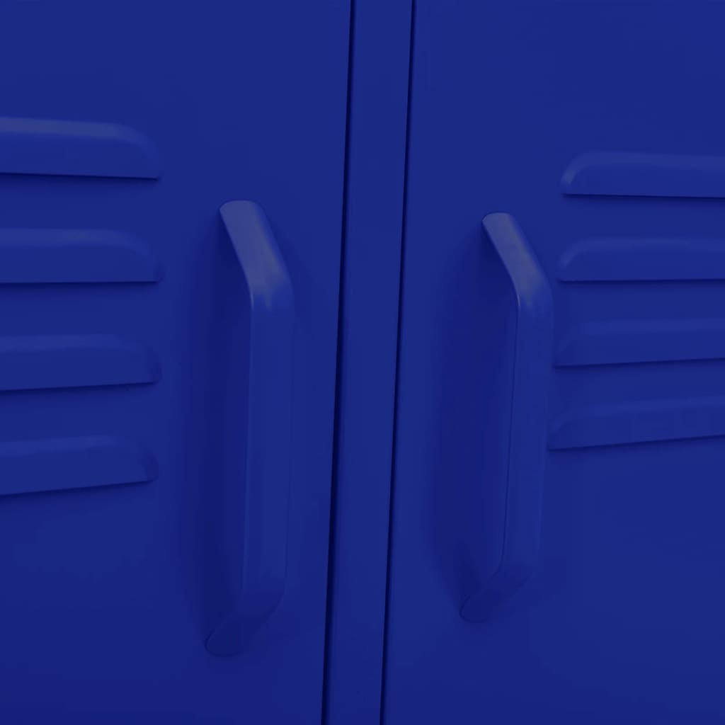 Tv-meubel 105x35x50 cm staal marineblauw is nu te koop bij PeponiXL, paradijselijk wonen!