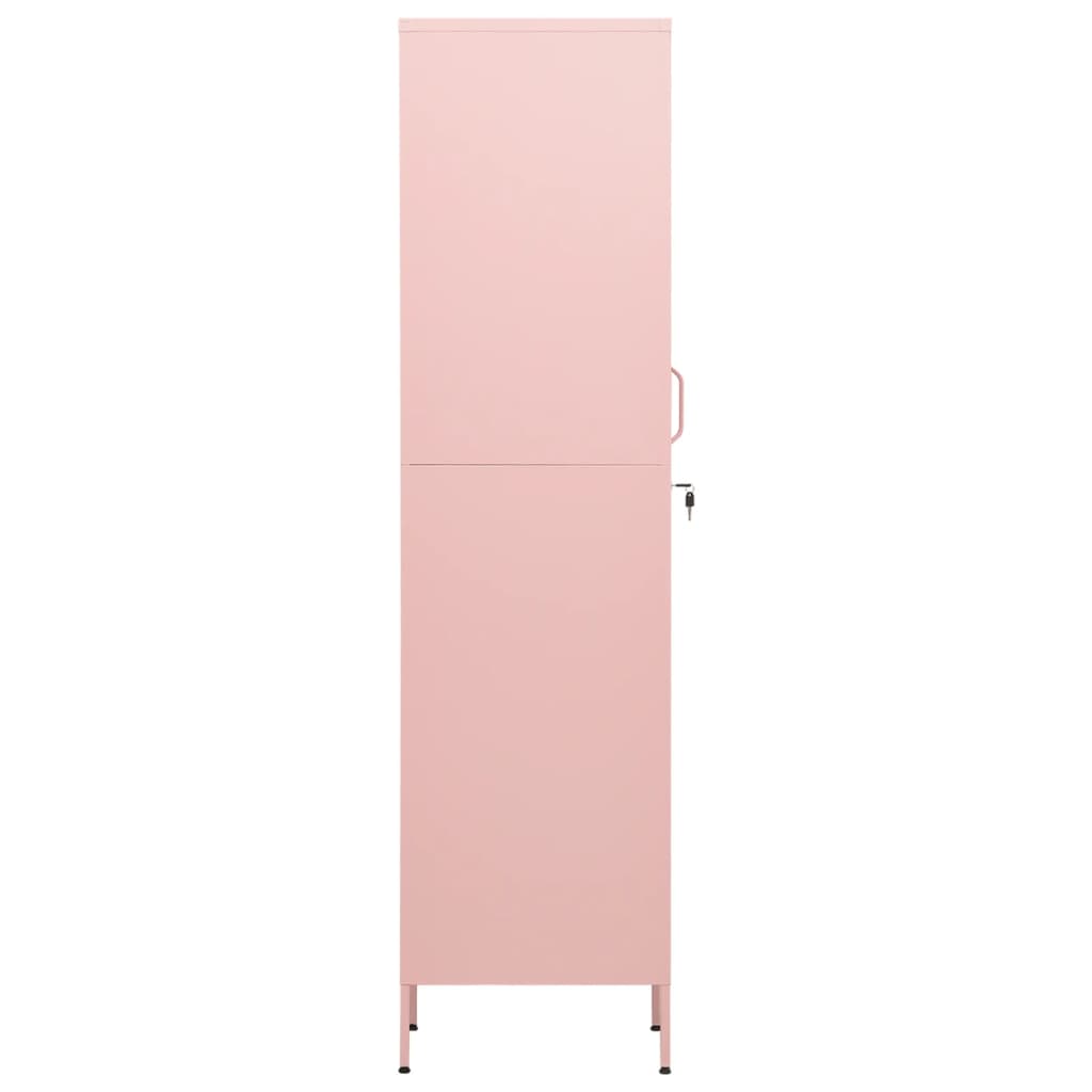 Lockerkast 35x46x180 cm staal roze is nu te koop bij PeponiXL, paradijselijk wonen!