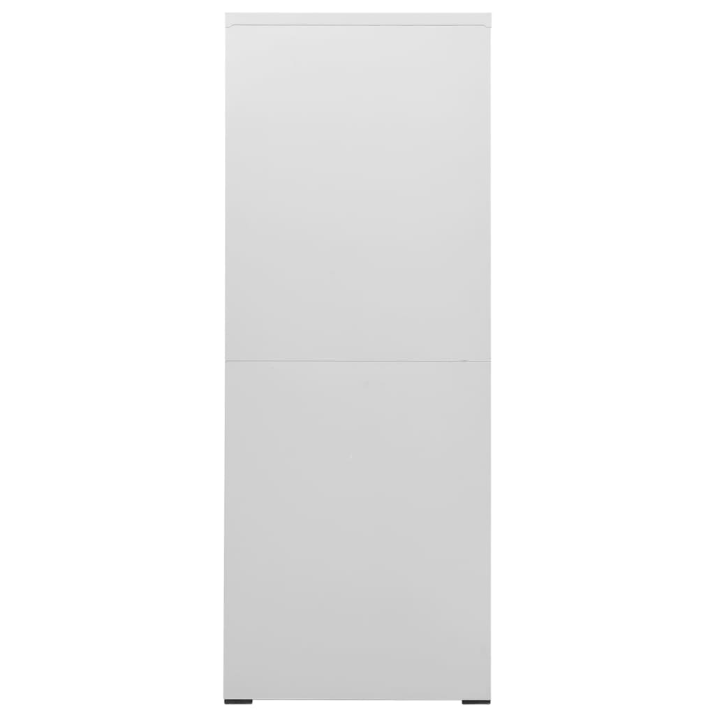 Archiefkast 46x62x164 cm staal lichtgrijs is nu te koop bij PeponiXL, paradijselijk wonen!