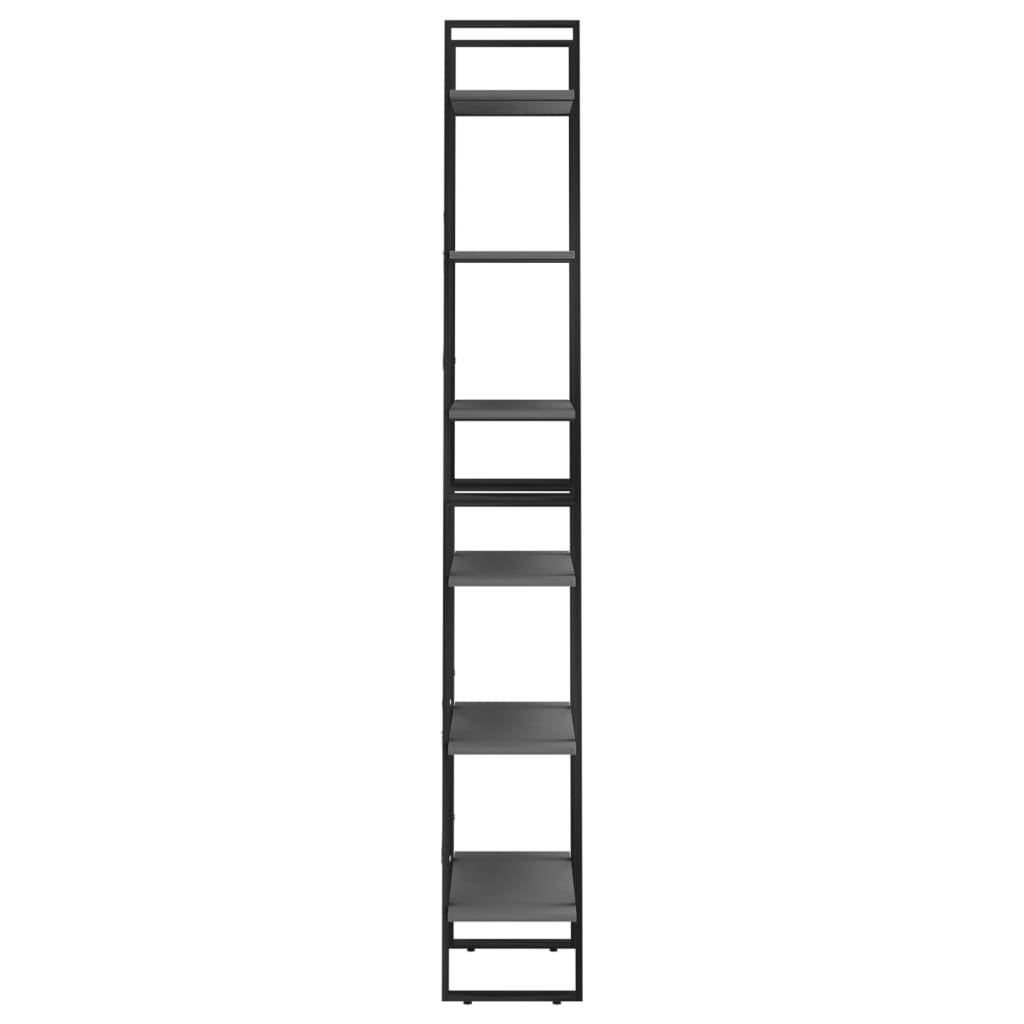 Opbergrek 60x30x210 cm bewerkt hout grijs is nu te koop bij PeponiXL, paradijselijk wonen!