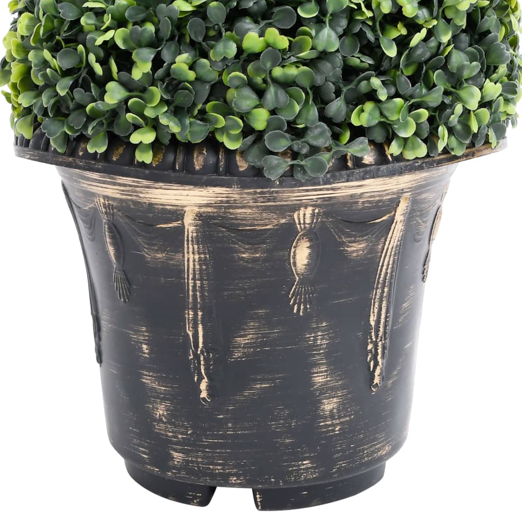 Kunstplant met pot buxus spiraal 100 cm groen is nu te koop bij PeponiXL, paradijselijk wonen!