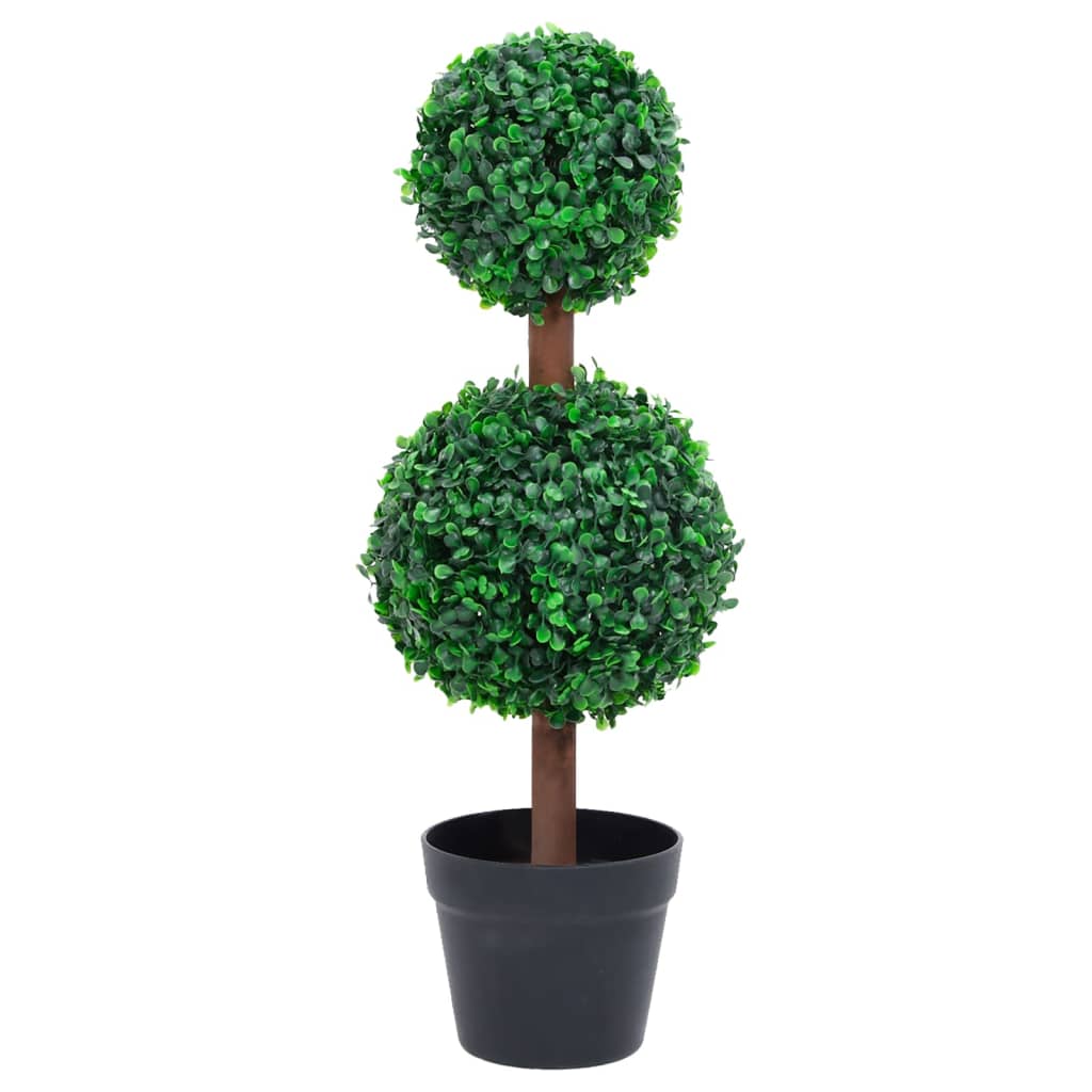 Kunstplant met pot buxus bolvorming 60 cm groen is nu te koop bij PeponiXL, paradijselijk wonen!