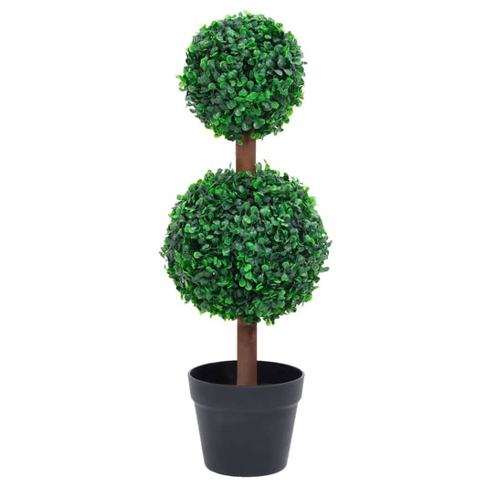 Kunstplant met pot buxus bolvorming 60 cm groen is nu te koop bij PeponiXL, paradijselijk wonen!