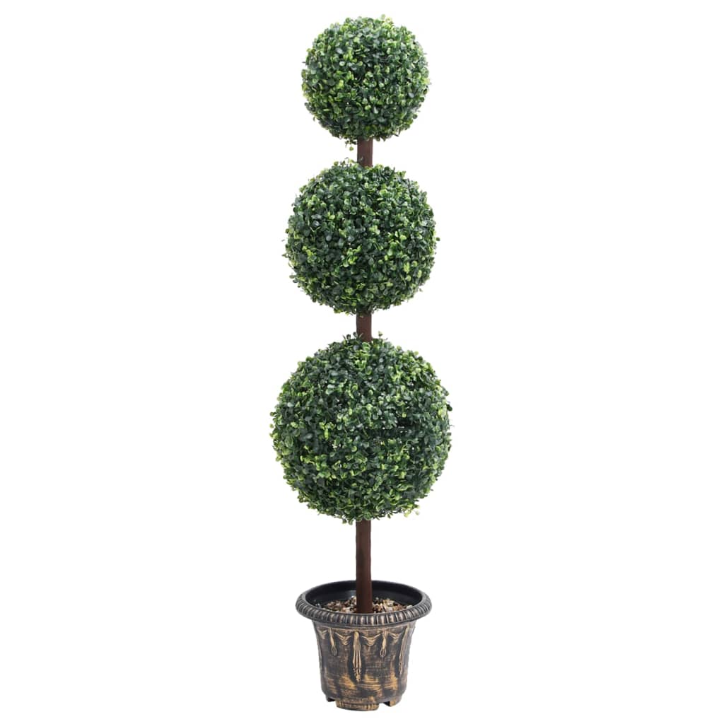 Kunstplant met pot buxus bolvorming 118 cm groen is nu te koop bij PeponiXL, paradijselijk wonen!