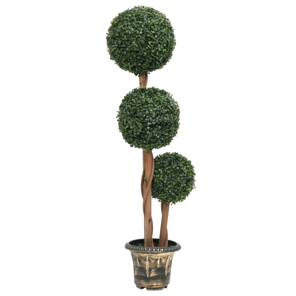 Kunstplant met pot buxus bolvorming 119 cm groen is nu te koop bij PeponiXL, paradijselijk wonen!