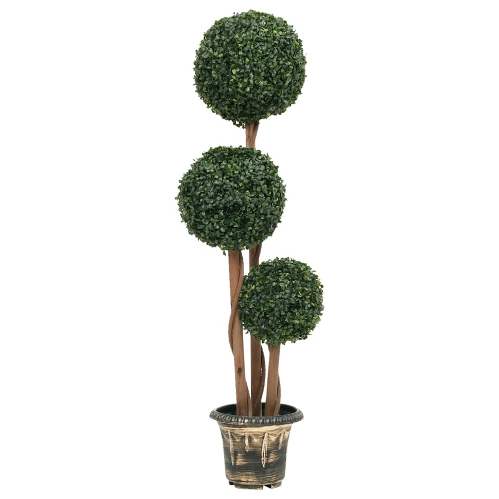 Kunstplant met pot buxus bolvorming 119 cm groen is nu te koop bij PeponiXL, paradijselijk wonen!