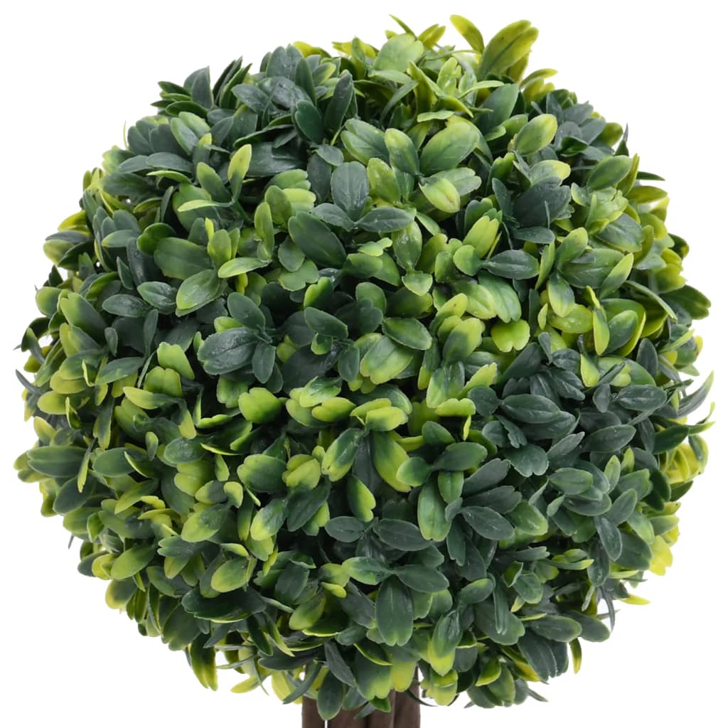 Kunstplanten met pot 2 st buxus bolvorming 56 cm groen is nu te koop bij PeponiXL, paradijselijk wonen!