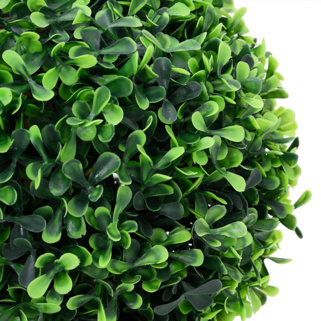 Kunstplanten met pot 2 st buxus bolvorming 32 cm groen is nu te koop bij PeponiXL, paradijselijk wonen!