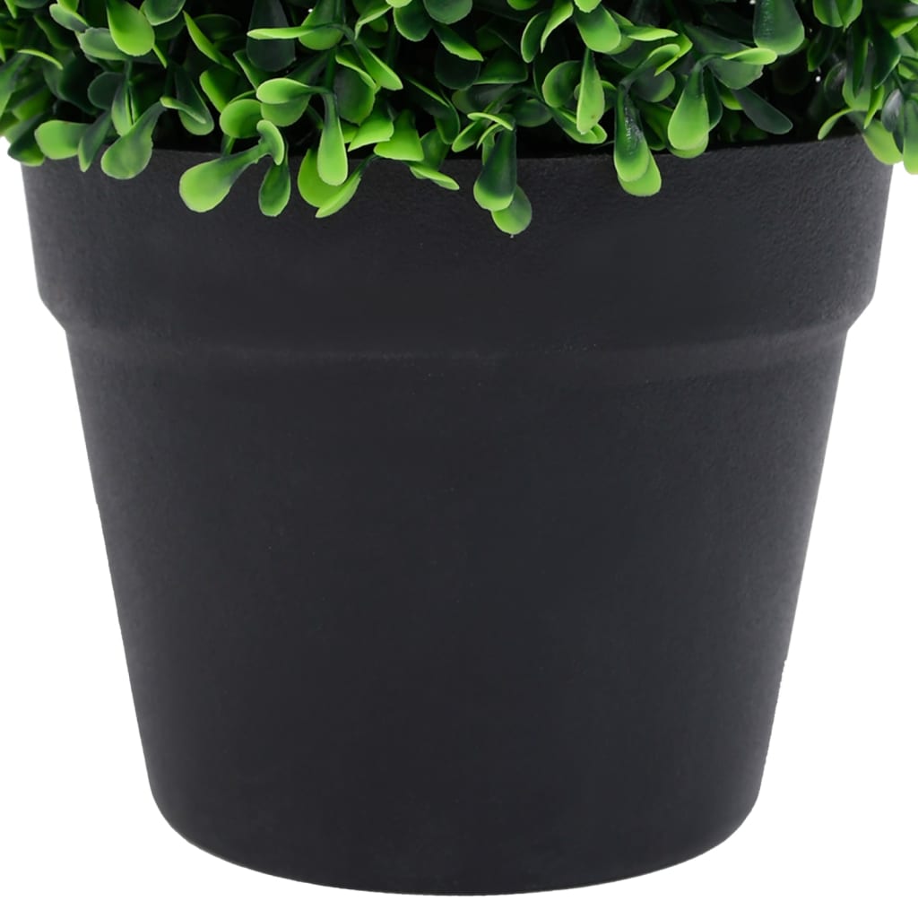 Kunstplanten met pot 2 st buxus bolvorming 32 cm groen is nu te koop bij PeponiXL, paradijselijk wonen!