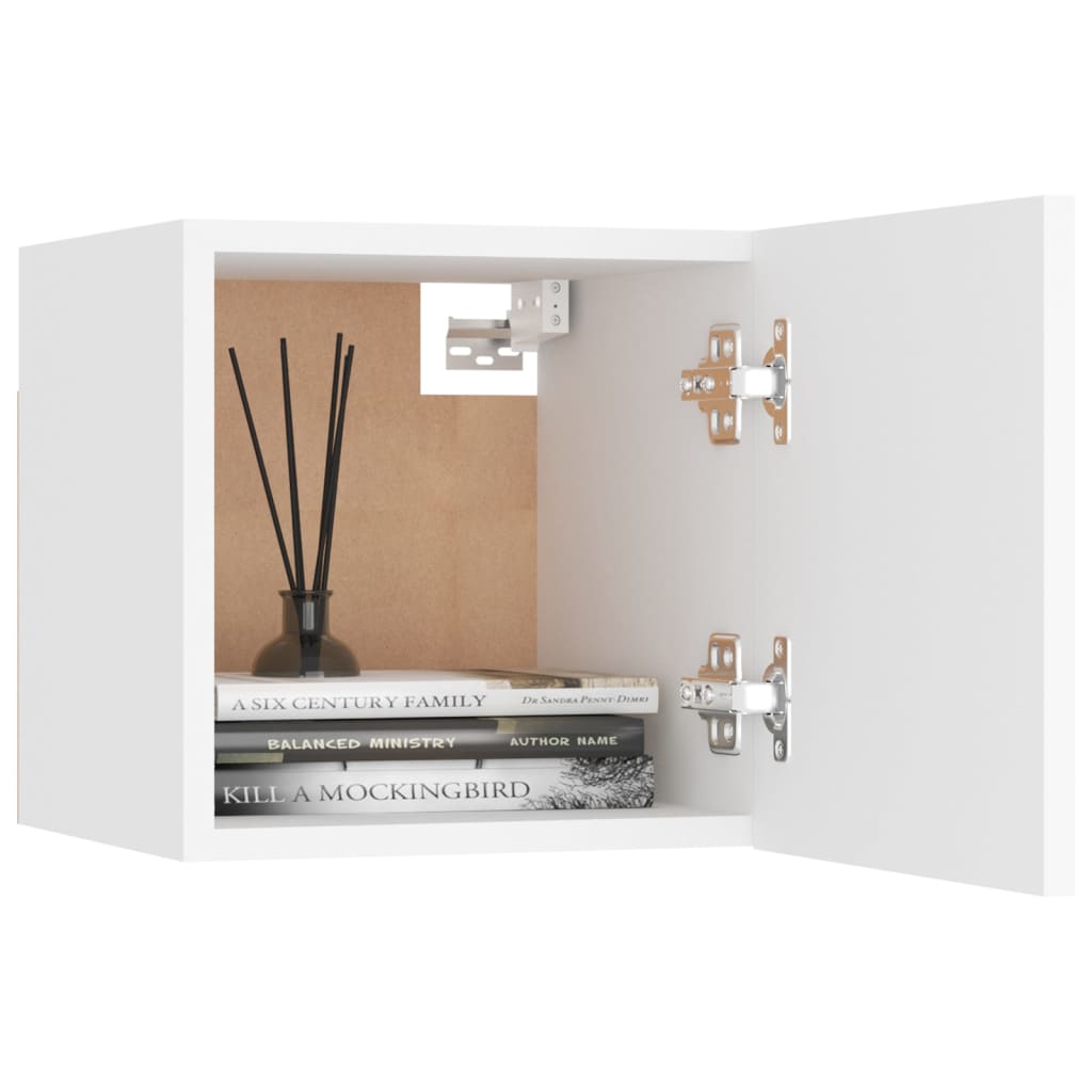 7-delige Tv-meubelset bewerkt hout wit is nu te koop bij PeponiXL, paradijselijk wonen!