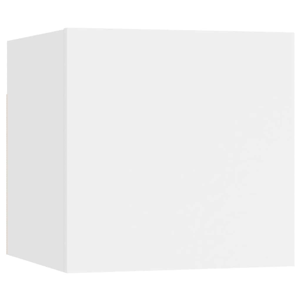 8-delige Tv-meubelset bewerkt hout wit is nu te koop bij PeponiXL, paradijselijk wonen!