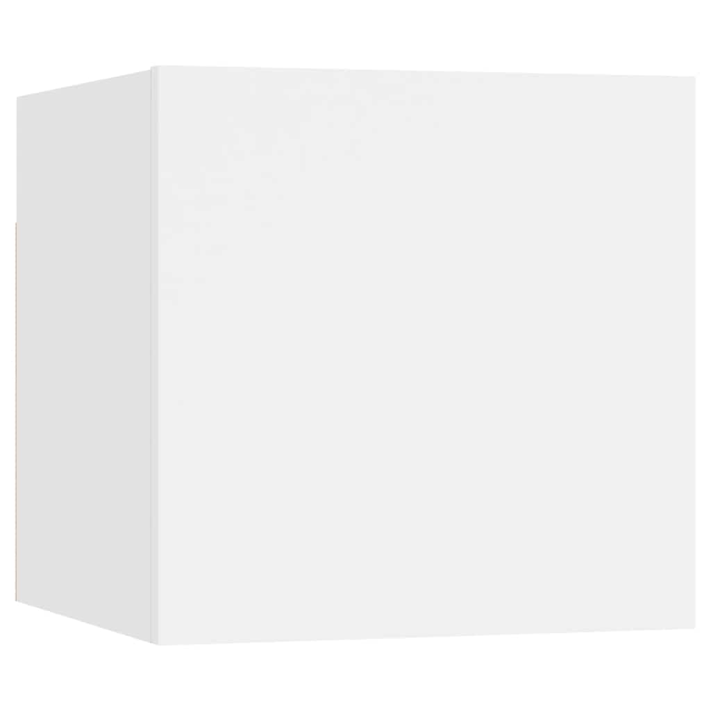 5-delige Tv-meubelset bewerkt hout wit is nu te koop bij PeponiXL, paradijselijk wonen!