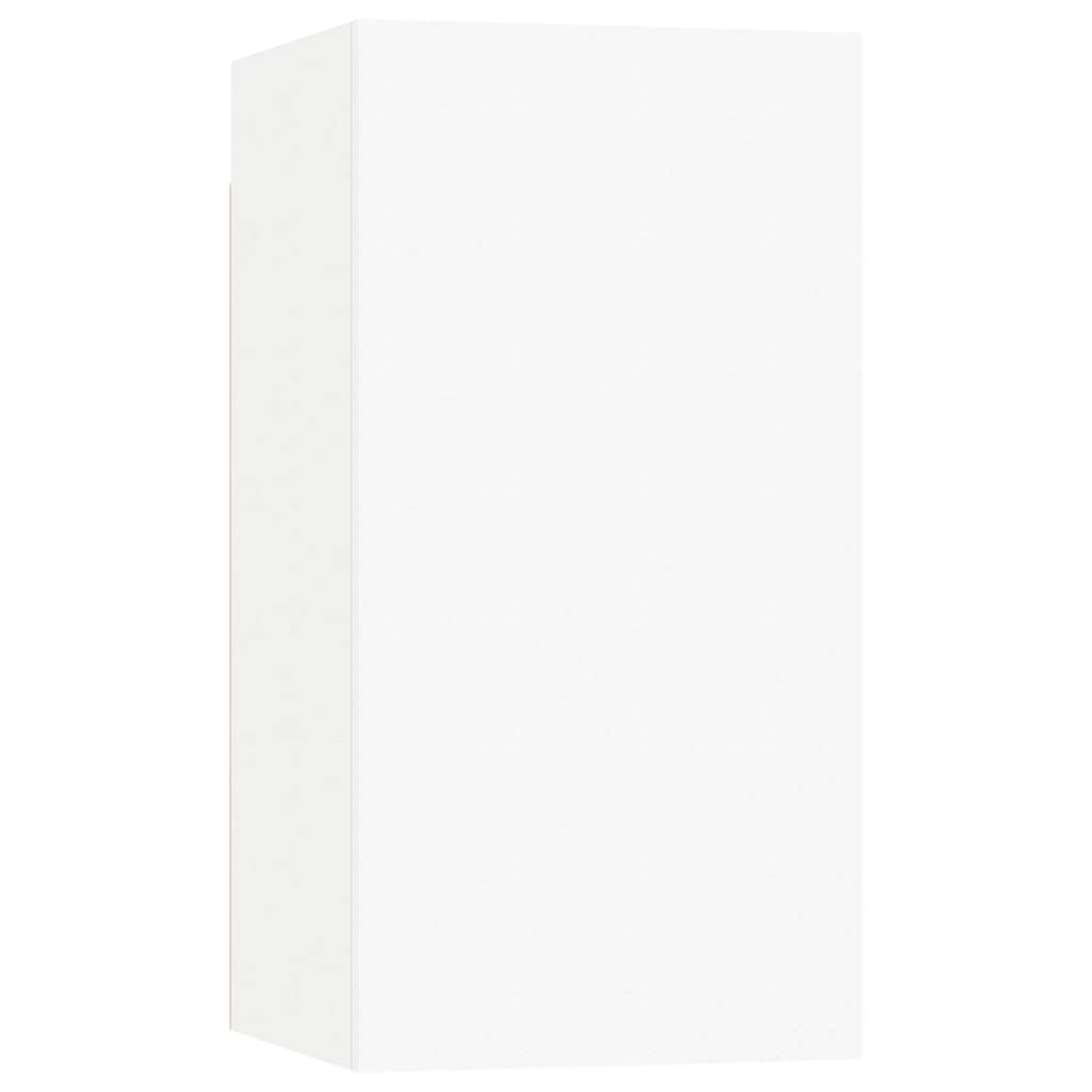 5-delige Tv-meubelset bewerkt hout wit is nu te koop bij PeponiXL, paradijselijk wonen!
