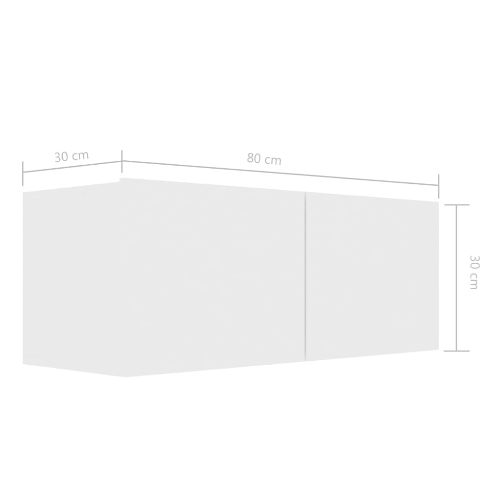 7-delige Tv-meubelset bewerkt hout wit is nu te koop bij PeponiXL, paradijselijk wonen!