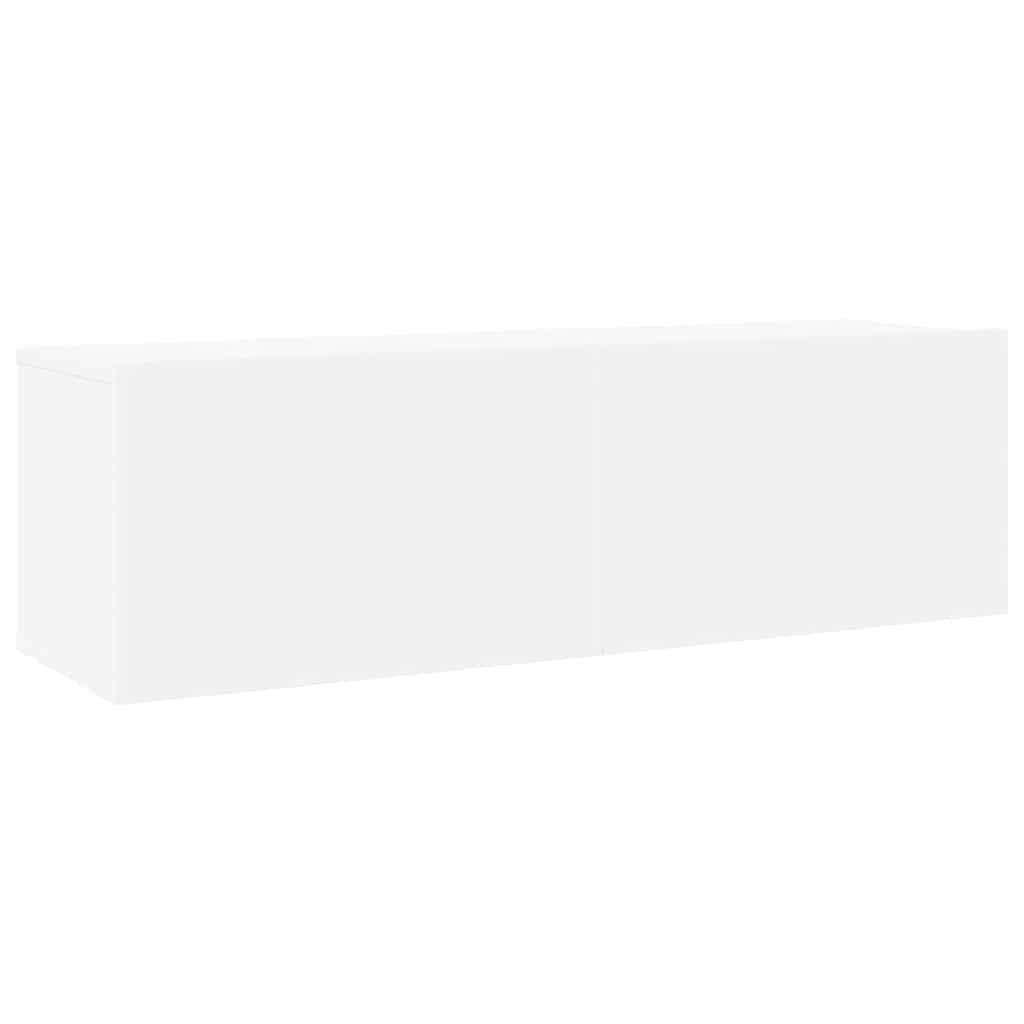 8-delige Tv-meubelset bewerkt hout wit is nu te koop bij PeponiXL, paradijselijk wonen!