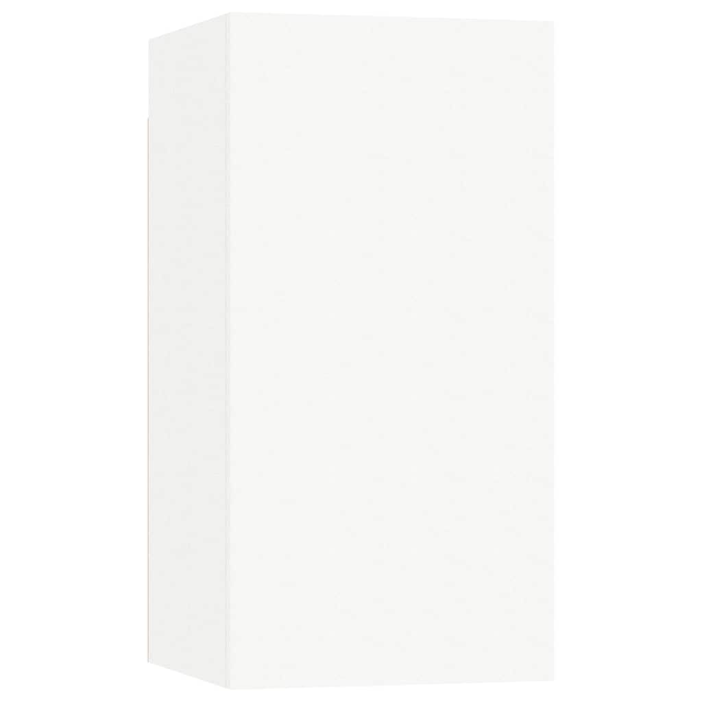 10-delige Tv-meubelset bewerkt hout wit is nu te koop bij PeponiXL, paradijselijk wonen!