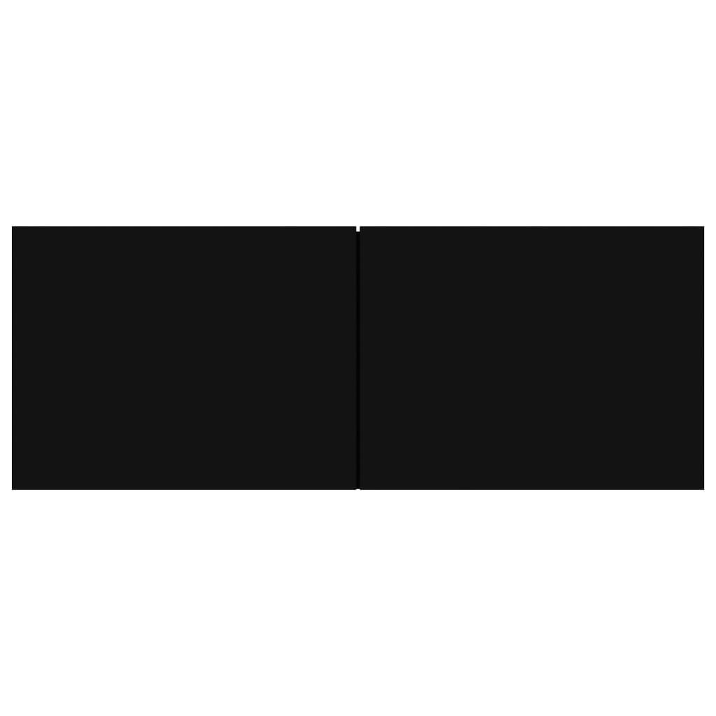 Tv-meubelen 3 st bewerkt hout zwart is nu te koop bij PeponiXL, paradijselijk wonen!