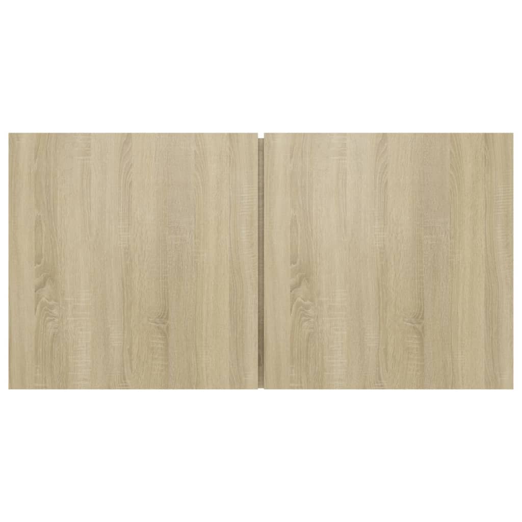 8-delige Tv-meubelset bewerkt hout sonoma eikenkleurig is nu te koop bij PeponiXL, paradijselijk wonen!