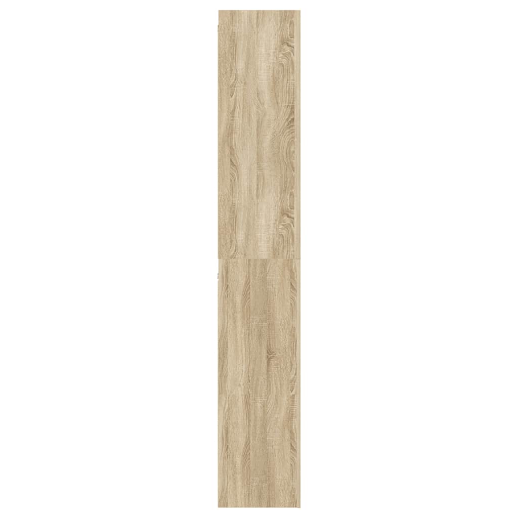 10-delige Tv-meubelset bewerkt hout sonoma eikenkleurig is nu te koop bij PeponiXL, paradijselijk wonen!