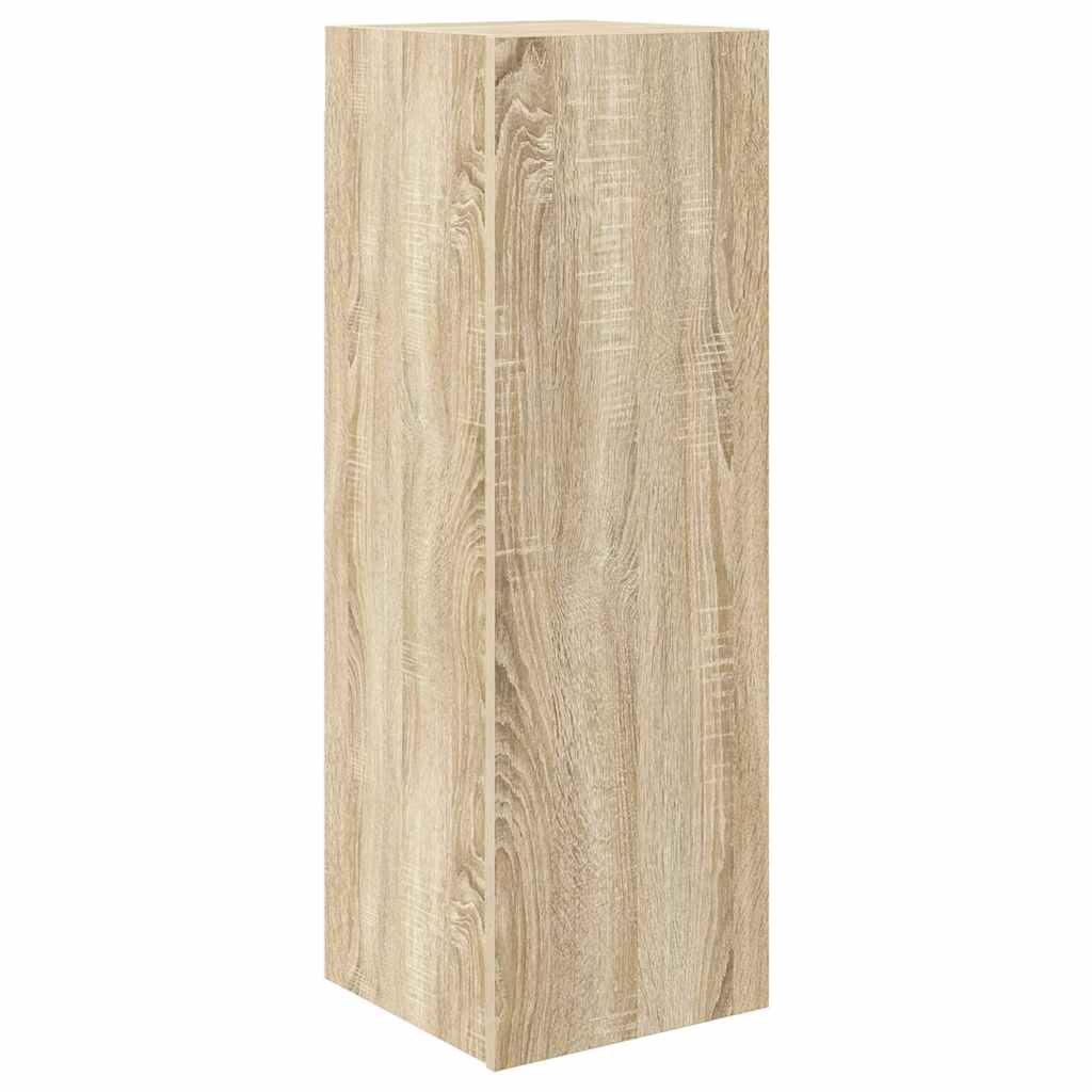 10-delige Tv-meubelset bewerkt hout sonoma eikenkleurig is nu te koop bij PeponiXL, paradijselijk wonen!