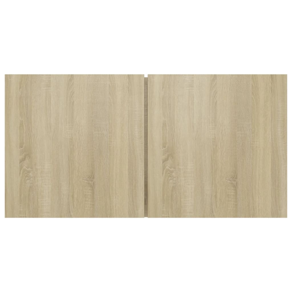6-delige Tv-meubelset bewerkt hout sonoma eikenkleurig is nu te koop bij PeponiXL, paradijselijk wonen!