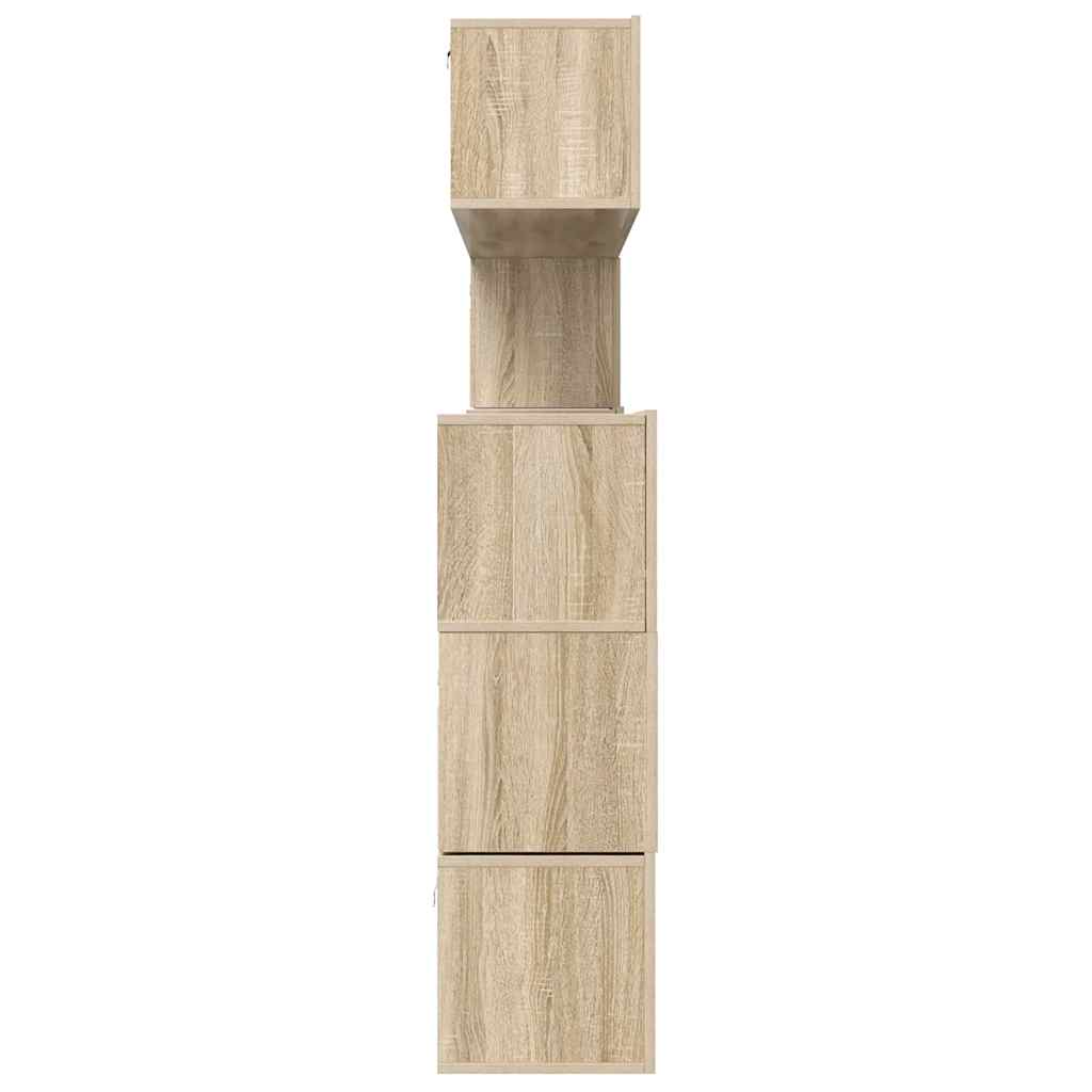 8-delige Tv-meubelset bewerkt hout sonoma eikenkleurig is nu te koop bij PeponiXL, paradijselijk wonen!