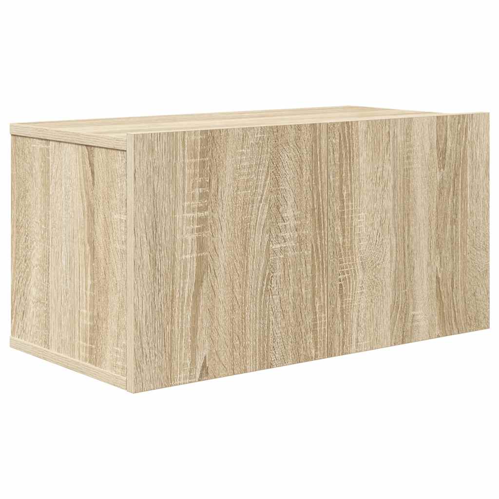 10-delige Tv-meubelset bewerkt hout sonoma eikenkleurig is nu te koop bij PeponiXL, paradijselijk wonen!
