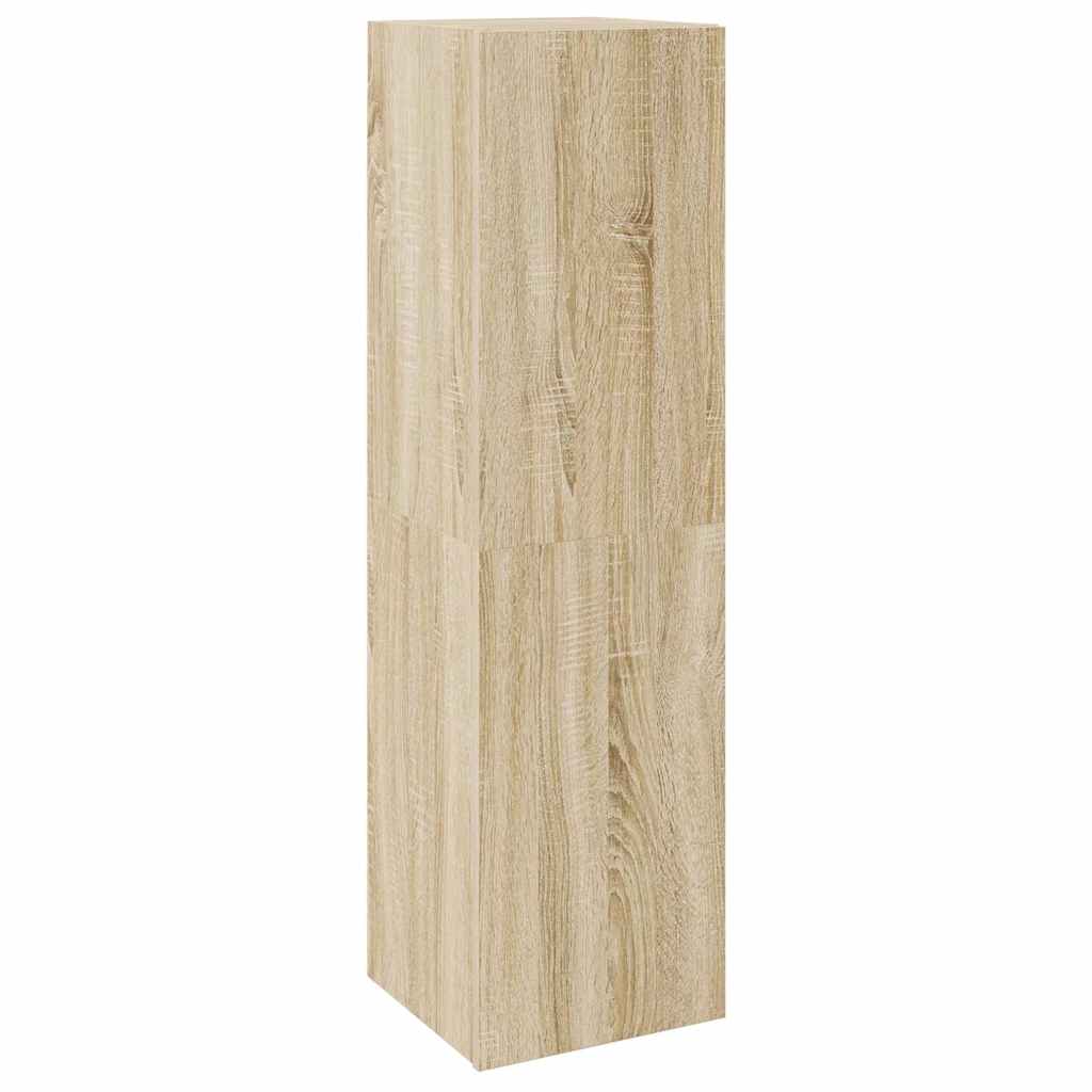8-delige Tv-meubelset bewerkt hout sonoma eikenkleurig is nu te koop bij PeponiXL, paradijselijk wonen!