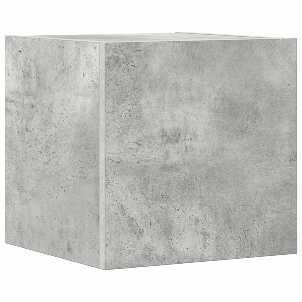 8-delige Tv-meubelset bewerkt hout betongrijs is nu te koop bij PeponiXL, paradijselijk wonen!