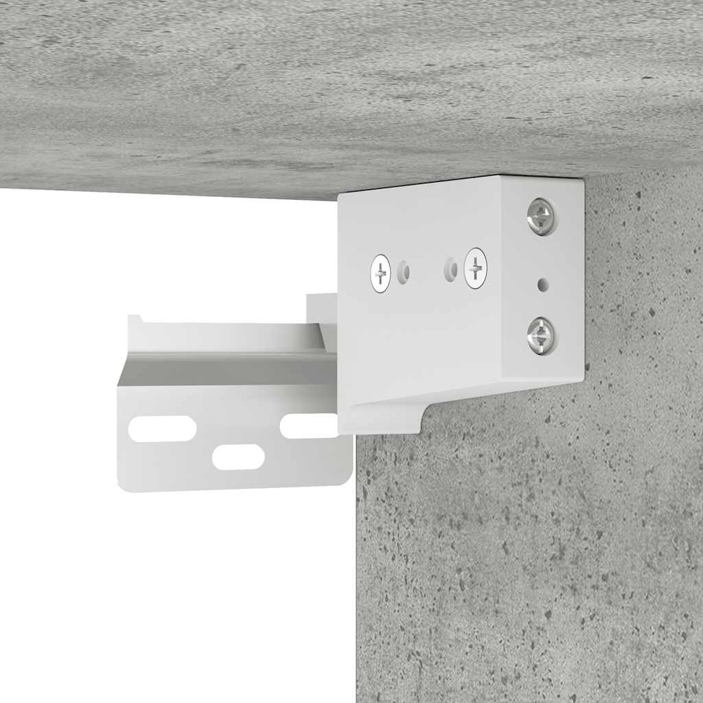 10-delige Tv-meubelset bewerkt hout betongrijs is nu te koop bij PeponiXL, paradijselijk wonen!