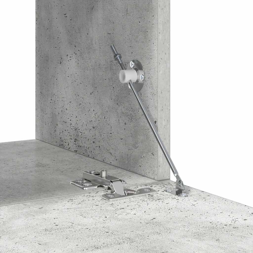 10-delige Tv-meubelset bewerkt hout betongrijs is nu te koop bij PeponiXL, paradijselijk wonen!
