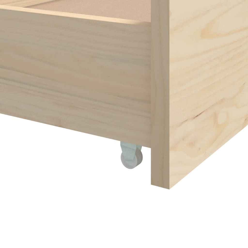 Bedframe met lades massief grenenhout 90x200 cm is nu te koop bij PeponiXL, paradijselijk wonen!