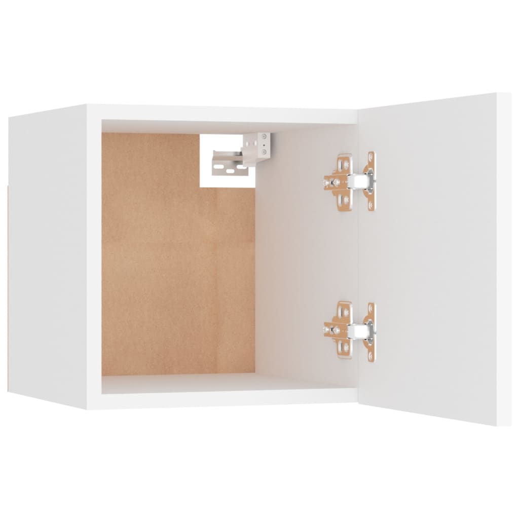 Nachtkastjes 2 st 30,5x30x30 cm spaanplaat wit is nu te koop bij PeponiXL, paradijselijk wonen!