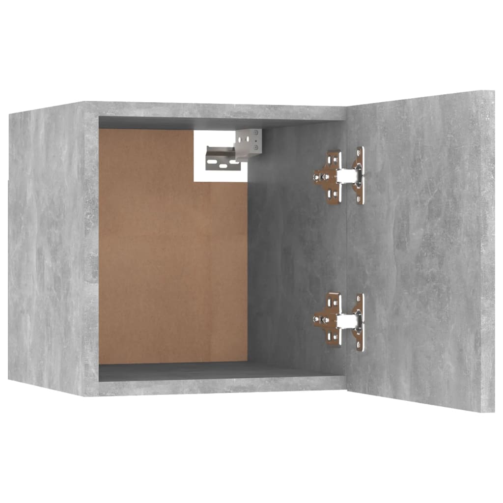 Nachtkastjes 2 st 30,5x30x30 cm spaanplaat betongrijs is nu te koop bij PeponiXL, paradijselijk wonen!