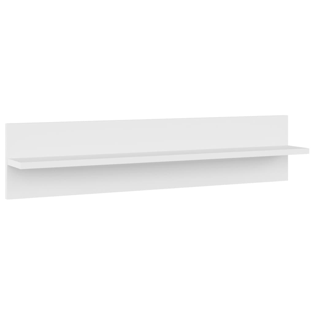 Wandschappen 2 st 80x11,5x18 cm bewerkt hout wit is nu te koop bij PeponiXL, paradijselijk wonen!