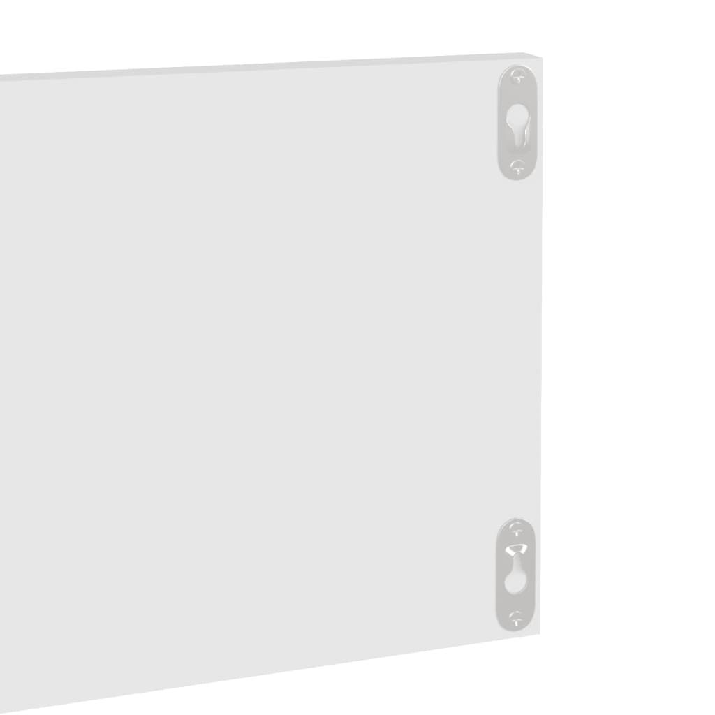 Wandschappen 2 st 80x11,5x18 cm bewerkt hout wit is nu te koop bij PeponiXL, paradijselijk wonen!