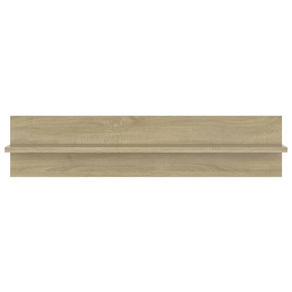 Wandschappen 2 st 80x11,5x18cm bewerkt hout sonoma eikenkleurig is nu te koop bij PeponiXL, paradijselijk wonen!